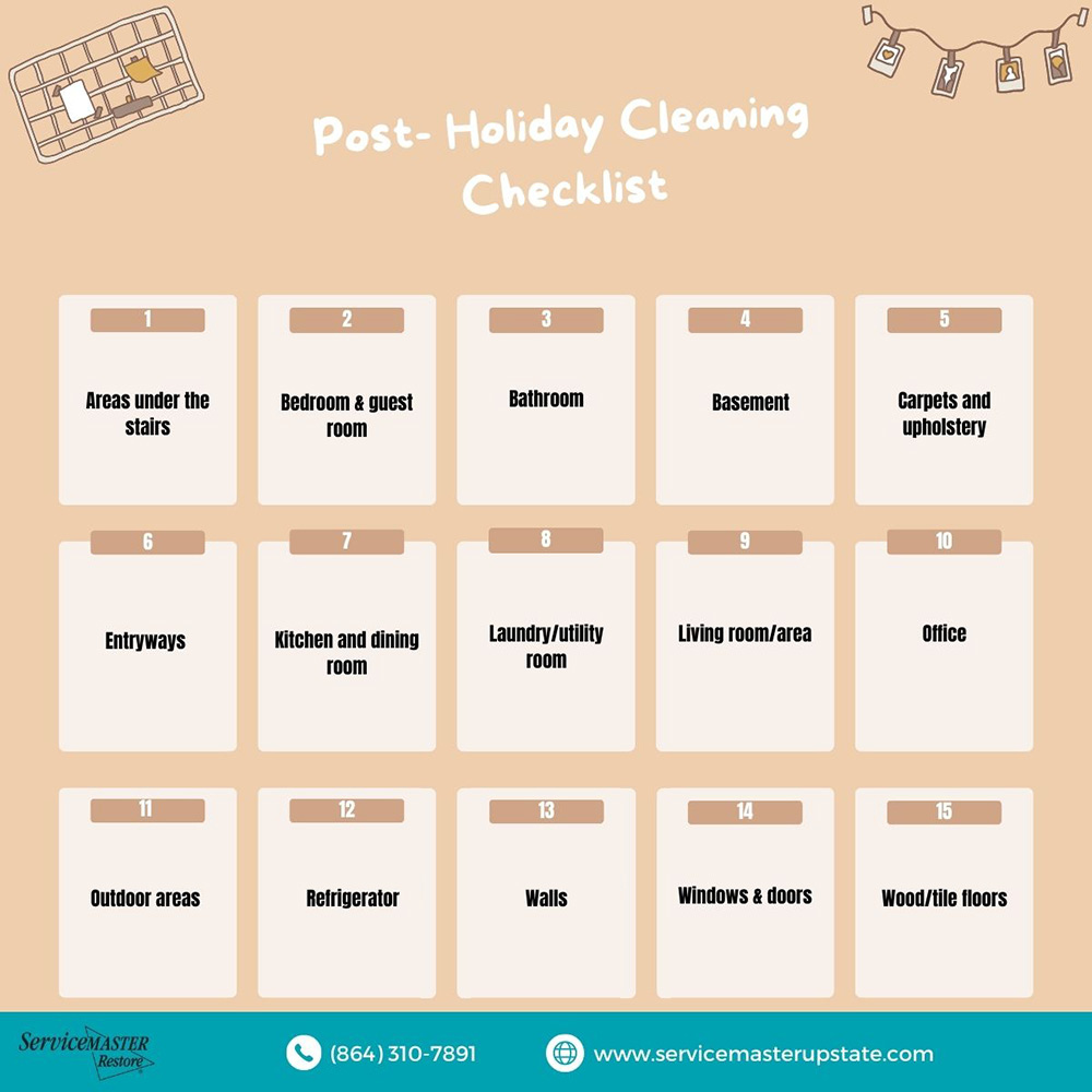 Post-Holiday Cleaning Checklist